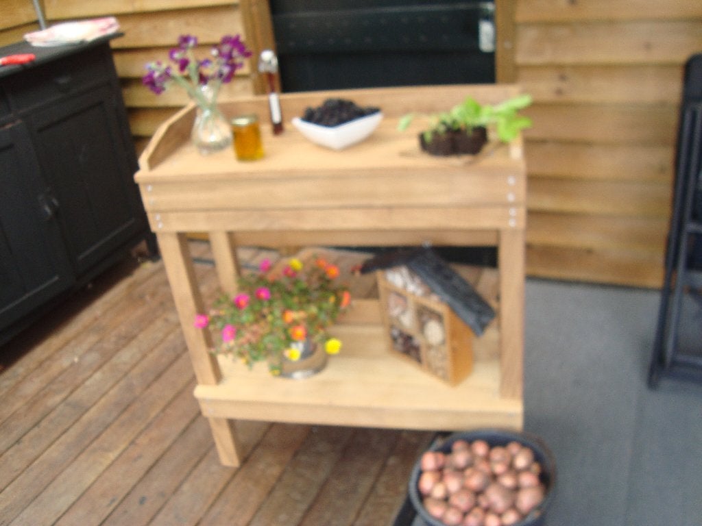 hardhouten oppottafel/plantentafel, Ophalen, Nieuw