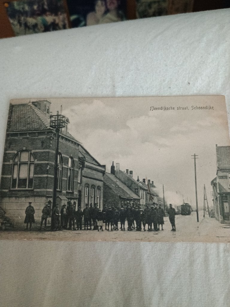 Schoondijke ijzendijksche straat, Verzenden, Voor 1920, Gelopen, Zeeland