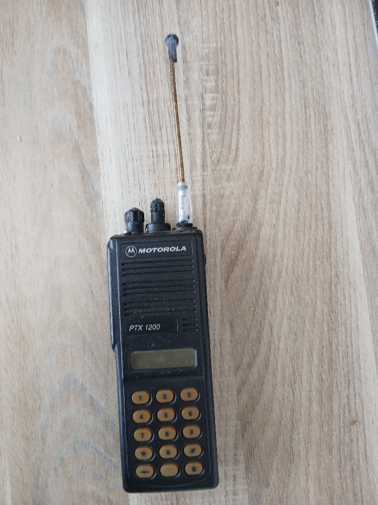 Motorola PTX1200 portofoon–Schuurvondst / Voor de liefhebber, Telecommunicatie, Portofoons en Walkie-talkies, Ophalen, Gebruikt