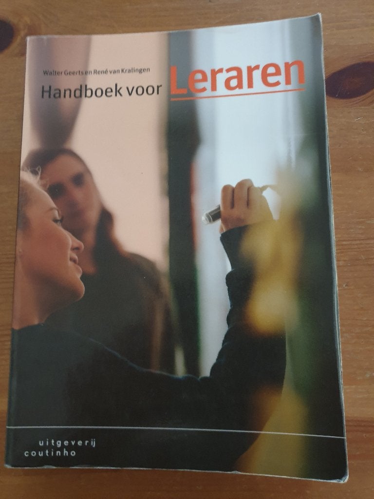 Handboek voor leraren 9789046907221, Ophalen of Verzenden, Alpha, Gelezen, HBO