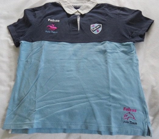 Falcon polo shirt, Maat 38/40 (M), Blauw, Falcon, Ophalen of Verzenden