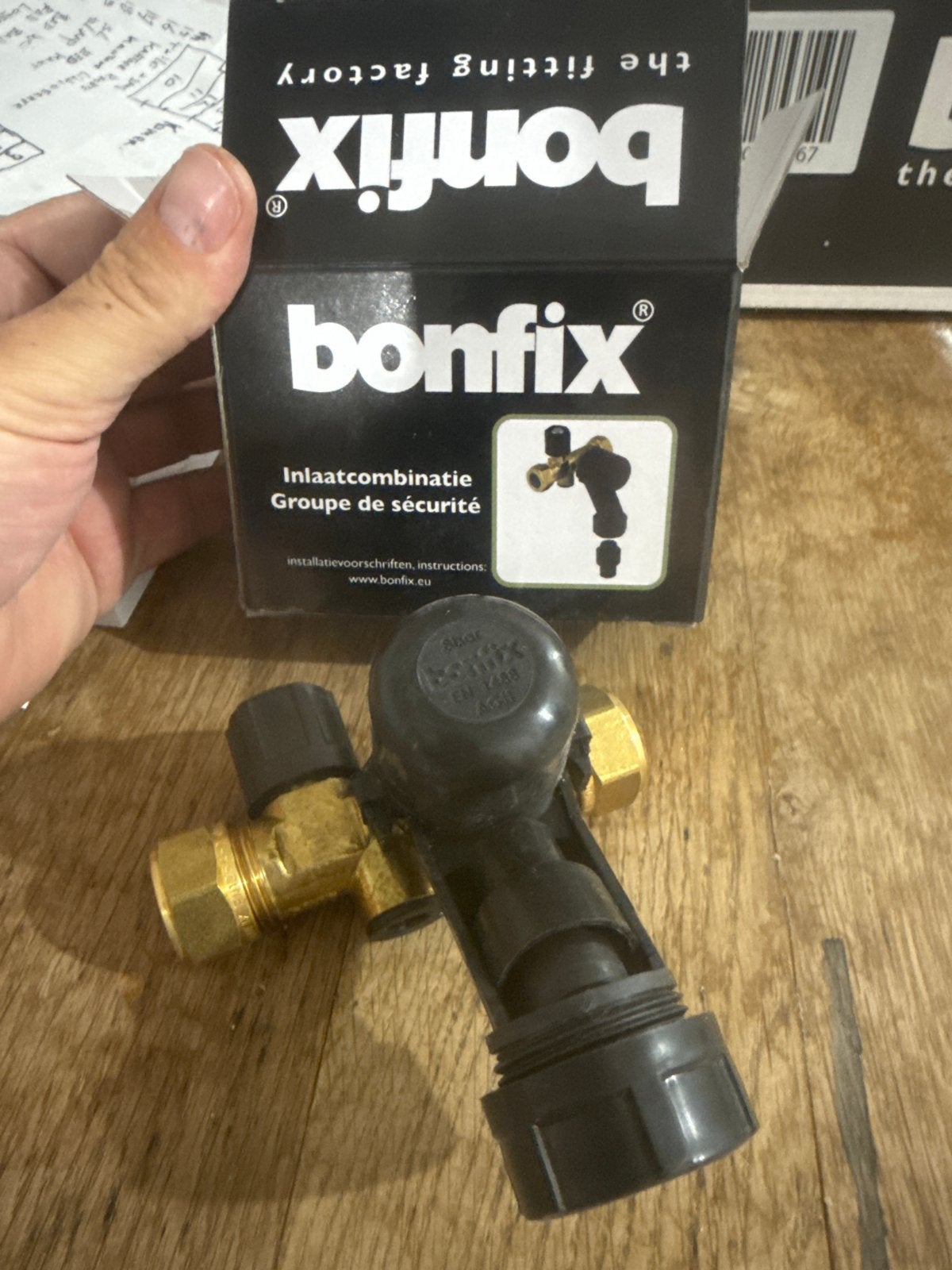 Nieuwe Bonfix inlaatcombinatie - dikkere leidingen, Ophalen, Nieuw, Koper, Overige typen
