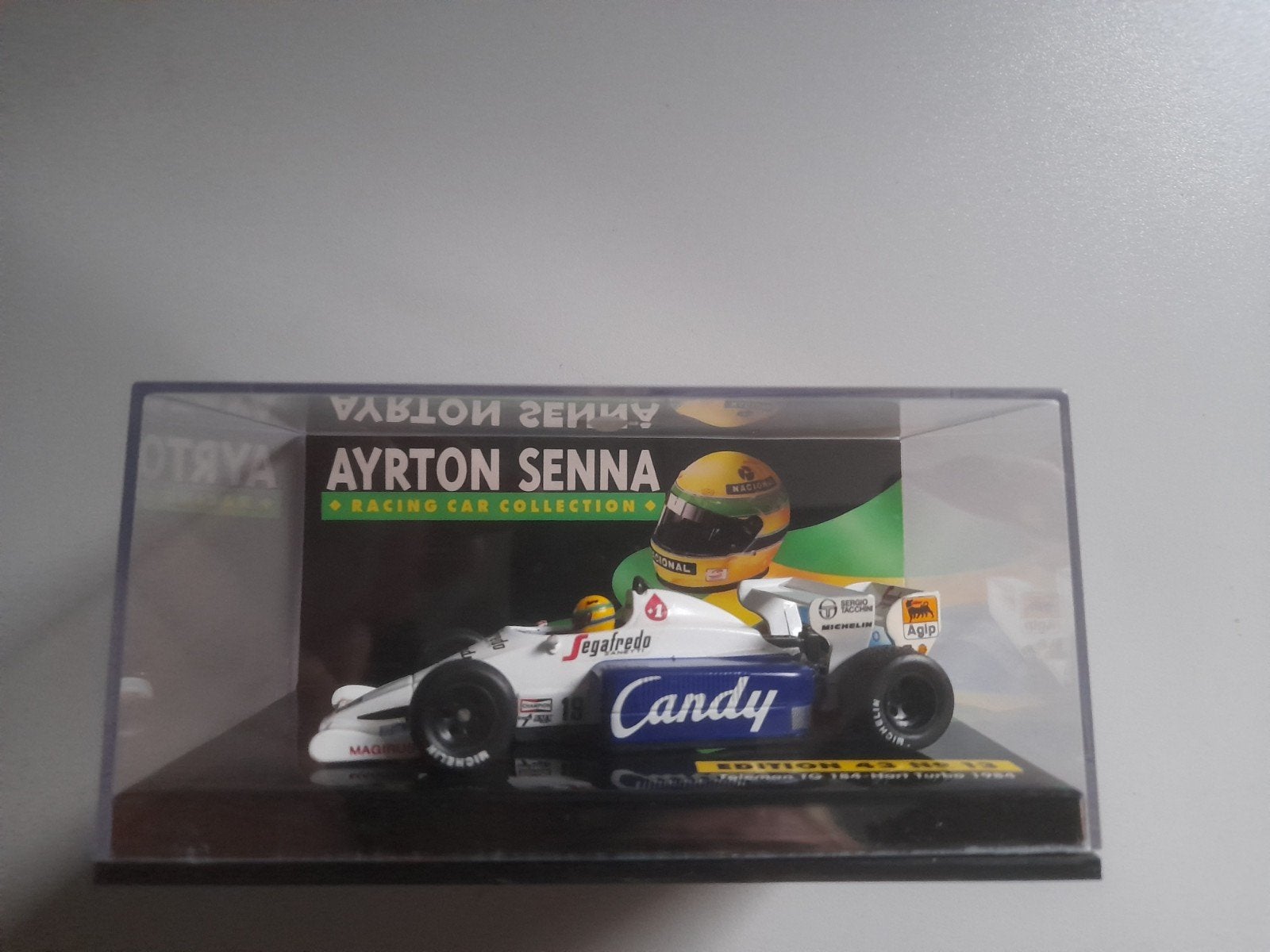 Ayrton Senna Racing Car Collection Toleman TG184, Ophalen of Verzenden, Zo goed als nieuw, Auto, MiniChamps