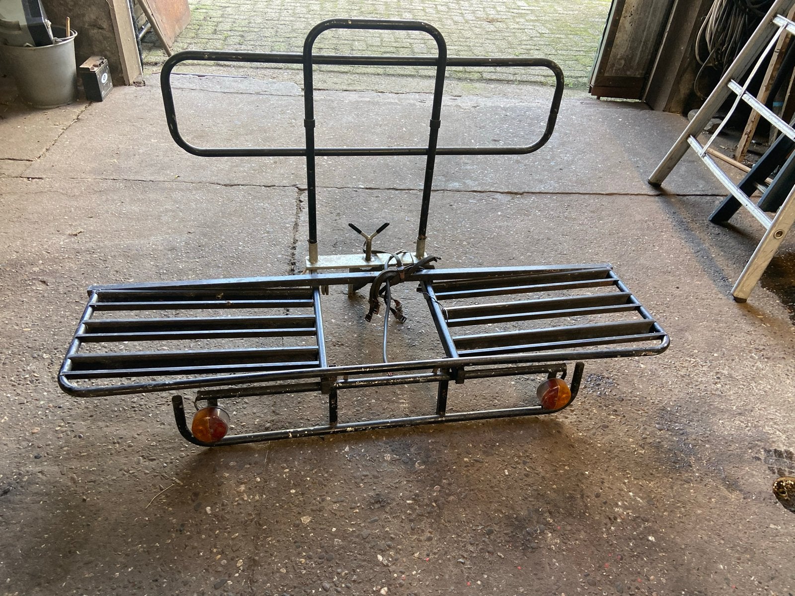 Fietsendrager voor trekhaak, Ophalen, Gebruikt