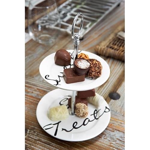 Rivièra Maison etagere 'Sweet & Treats', Huis en Inrichting, Overige merken, Overige typen, Ophalen of Verzenden, Zo goed als nieuw