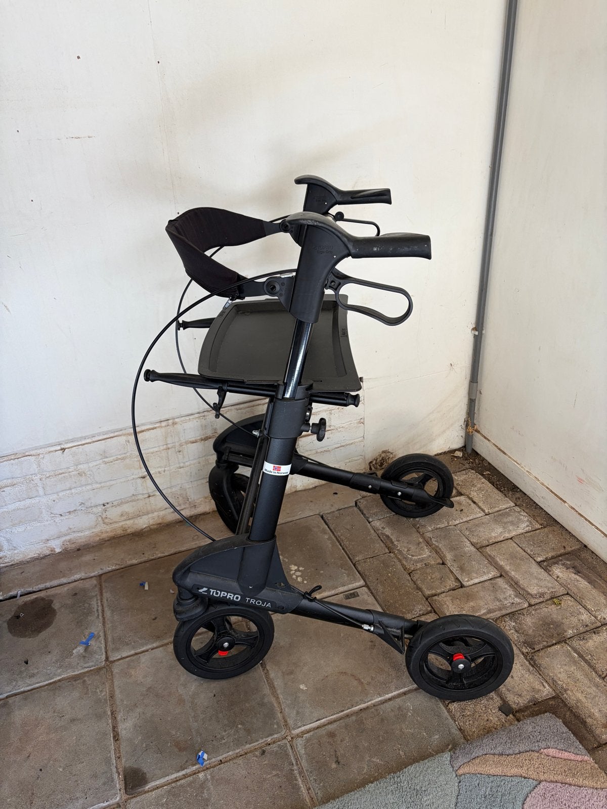 Rollator Topro Troja Original - M - (Lichtgewicht 6,8 kg), Ophalen, Lichtgewicht, Zo goed als nieuw