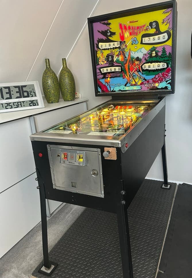 Flipperkast Williams Jackpot em 1971, Ophalen, Gebruikt, Mechanisch, Williams