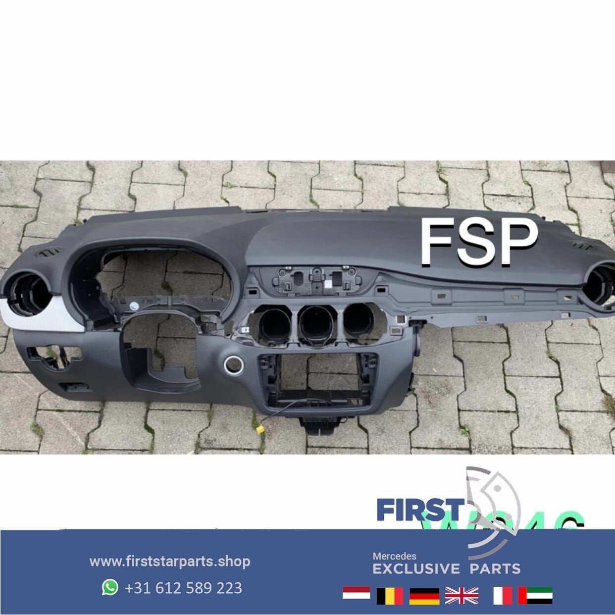 W242 W246 B KLASSE DASHBOARD origineel Mercedes 2012-2018, Gebruikt, -, Ophalen of Verzenden, -