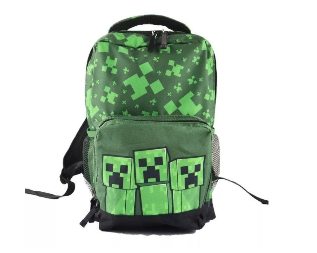 Minecraft Rugzak / Rugtas / Schooltas - Creeper - 35 cm, Sieraden, Tassen en Uiterlijk, 30 tot 40 cm, Rugtas, Nieuw, Ophalen of Verzenden