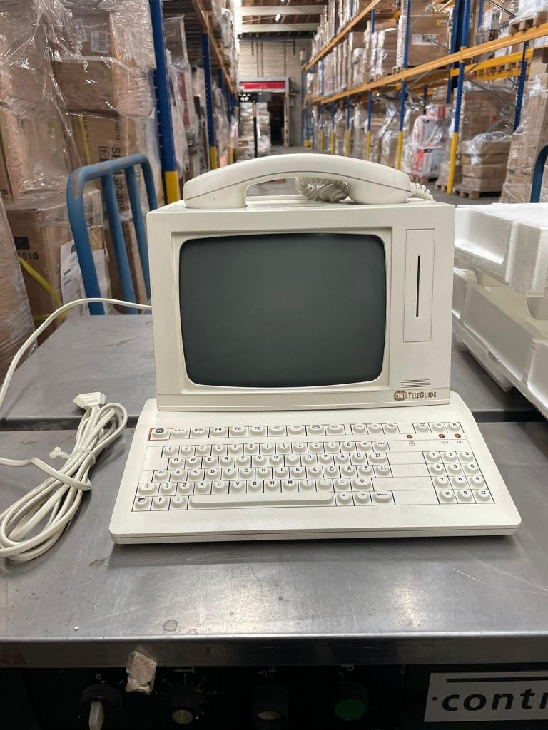 Vintage TeleGuide terminal compleet in orgi. doos (werkend), Ophalen, TeleGuide