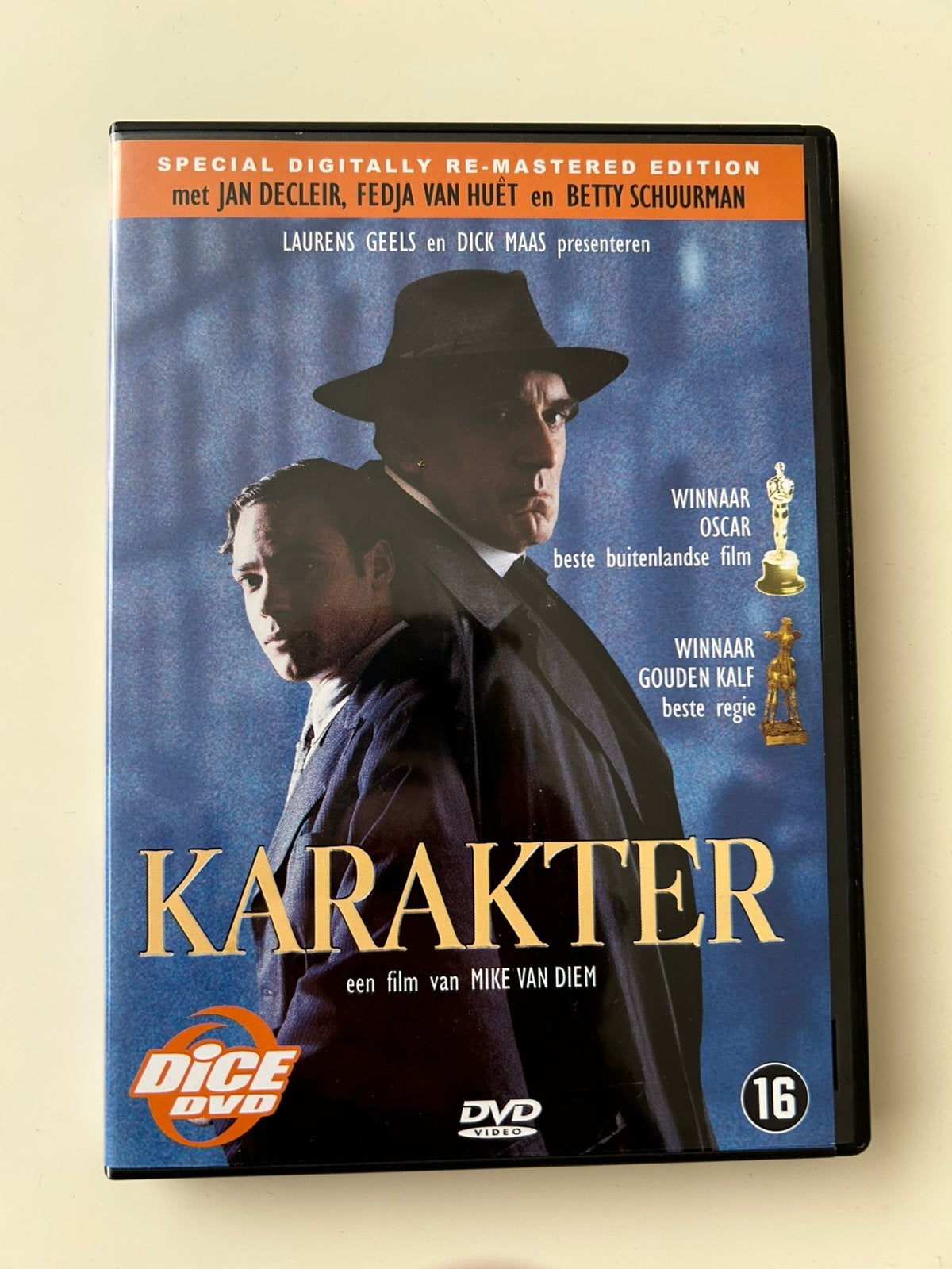 -Karakter- regie Mike van Diem, Cd's en Dvd's, Dvd's | Nederlandstalig, Vanaf 16 jaar, Nederlands, Drama, Ophalen of Verzenden