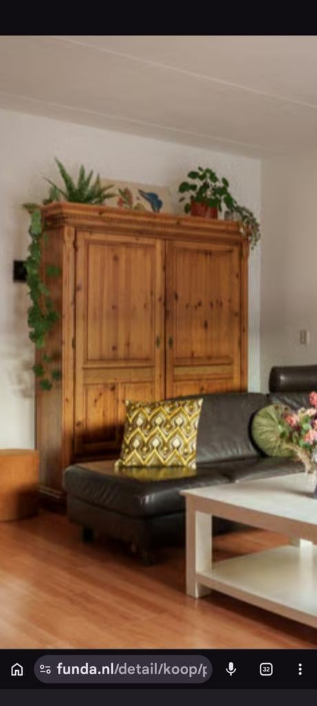 Grenen kast met planken, Ophalen of Verzenden
