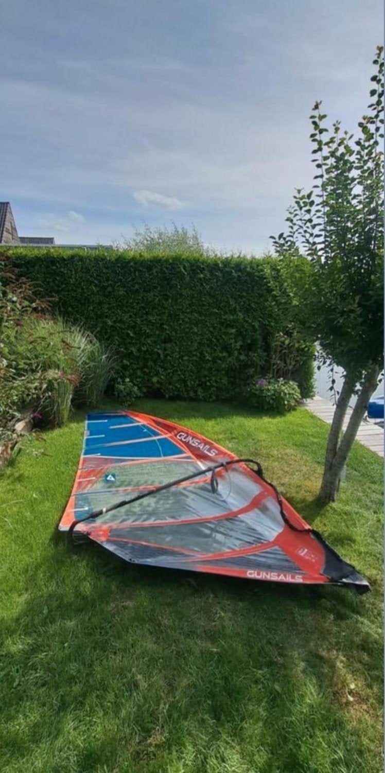 Gunsails windsurfzeil - Zo goed als nieuw, Watersport en Boten, Windsurfen, Ophalen, Zo goed als nieuw, Zeil