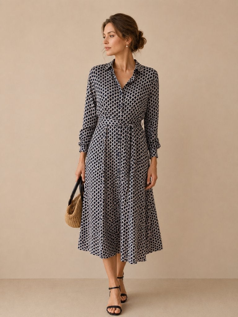 Max Mara Weekend zwart crème maxi jurk travelstof maat M, Maat 38/40 (M), Verzenden, Zwart, Max Mara