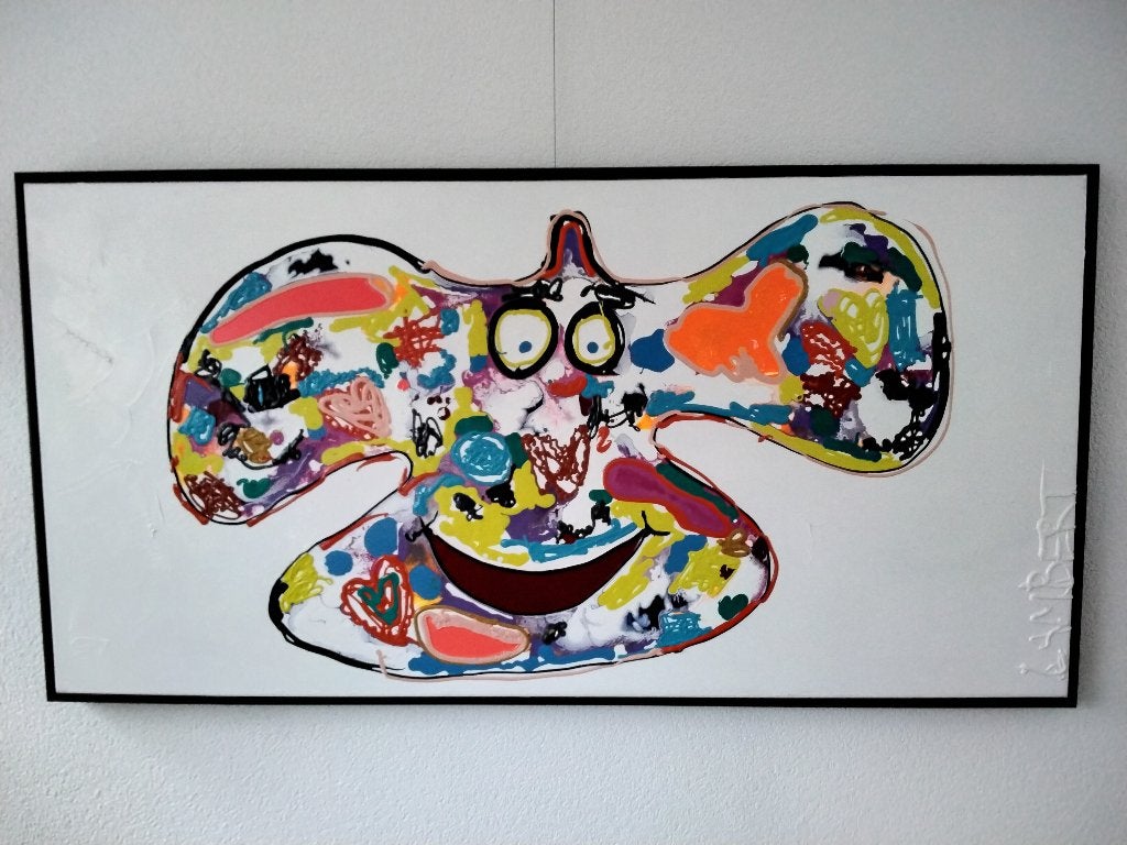 Abstract schilderij  Happiness, Ophalen