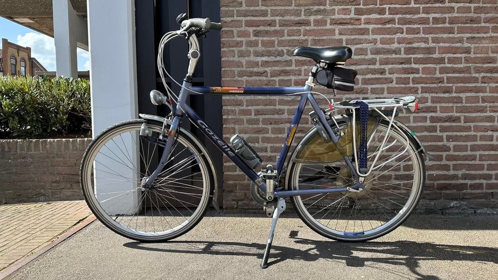 Gazelle herenfiets, Fietsen en Brommers, Gebruikt, Velgrem, Versnellingen, Ophalen of Verzenden