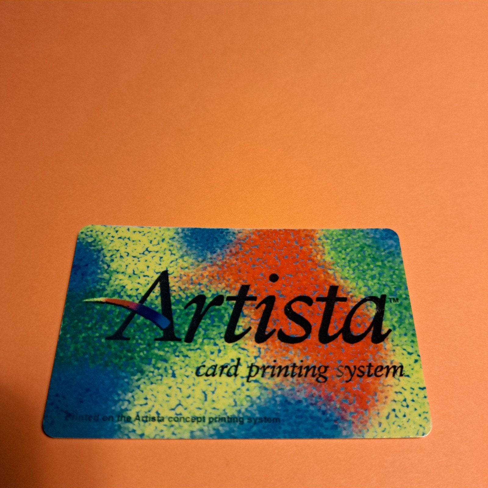 Datacard Artista Card Printing System Sample Card, Ophalen of Verzenden, Zo goed als nieuw