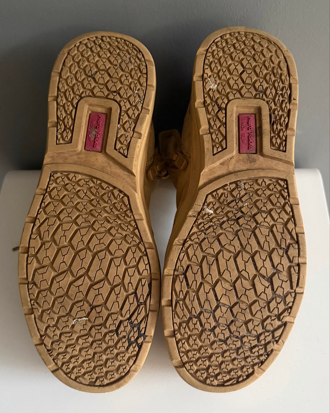 Dames veiligheidsschoen Hard Yakka cognac - Maat 41, Ophalen, Gedragen, Bruin, Werkschoenen