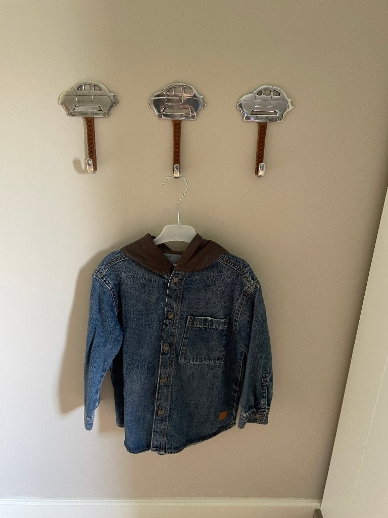 Spijker blouse maat 116 Zara, Ophalen, Overhemd of Blouse, Zo goed als nieuw, Jongen