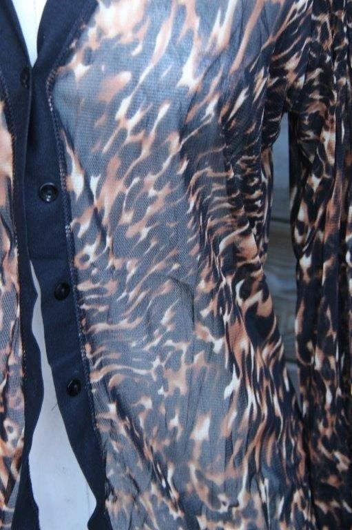 Vest leopard Amethist mt Xl Transparant Vaste prijs, Bruin, Ophalen of Verzenden, Zo goed als nieuw, Maat 46/48 (XL) of groter