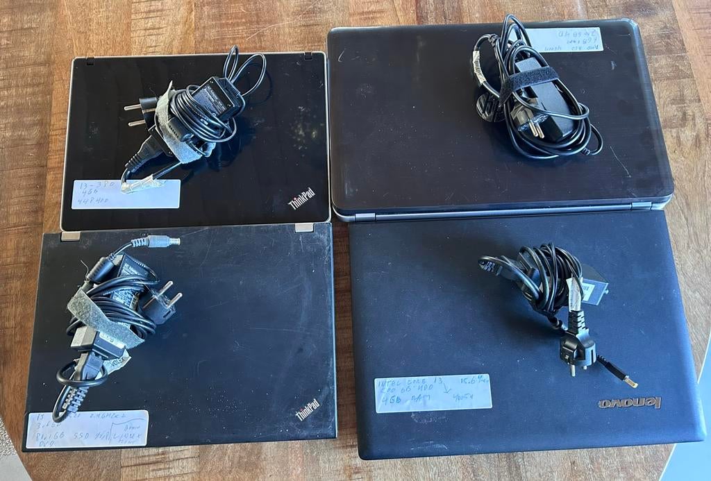 Lenovo IBM Thinkpad en HP Laptops, Gebruikt, 2 tot 3 Ghz, 15 inch, Ophalen of Verzenden