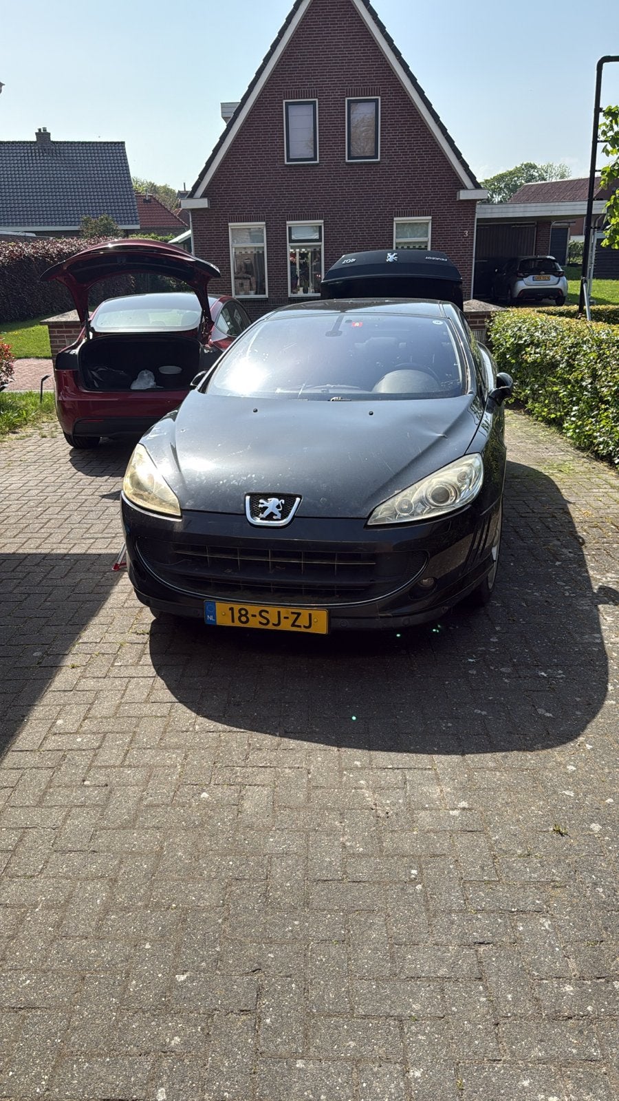 Peugeot 407 2.2 16V Coupe 2006 Zwart, Ophalen, 2230 cc, Zwart, Handgeschakeld