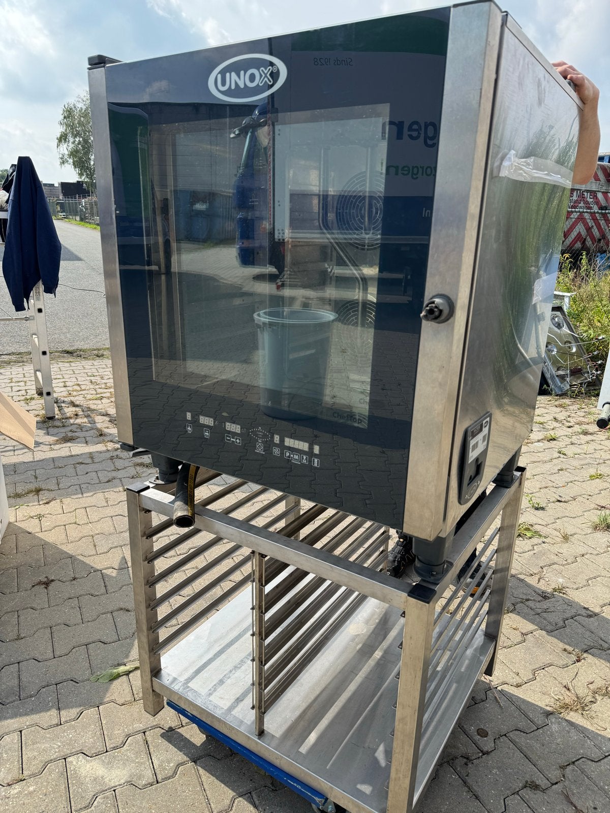 Grote Horeca Oven Unox XVC505E - Gebruikt met Onderstel, Witgoed en Apparatuur, Ophalen, Horeca-oven, 60 cm of meer, Hete lucht
