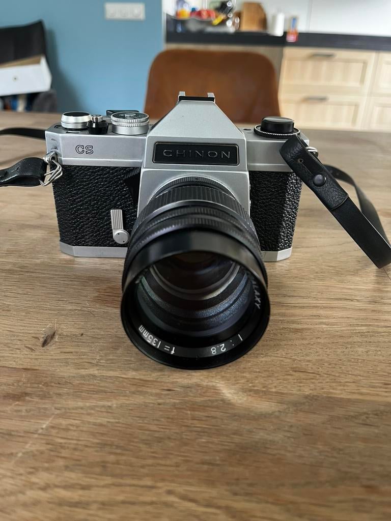 Chinon CS - antieke fotocamera, Ophalen of Verzenden, Zo goed als nieuw, Compact, Overige Merken