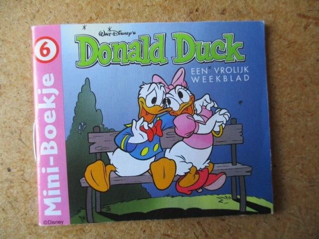 adv7727 mini-boekje 6 donald duck, Eén stripboek, Ophalen, Gelezen