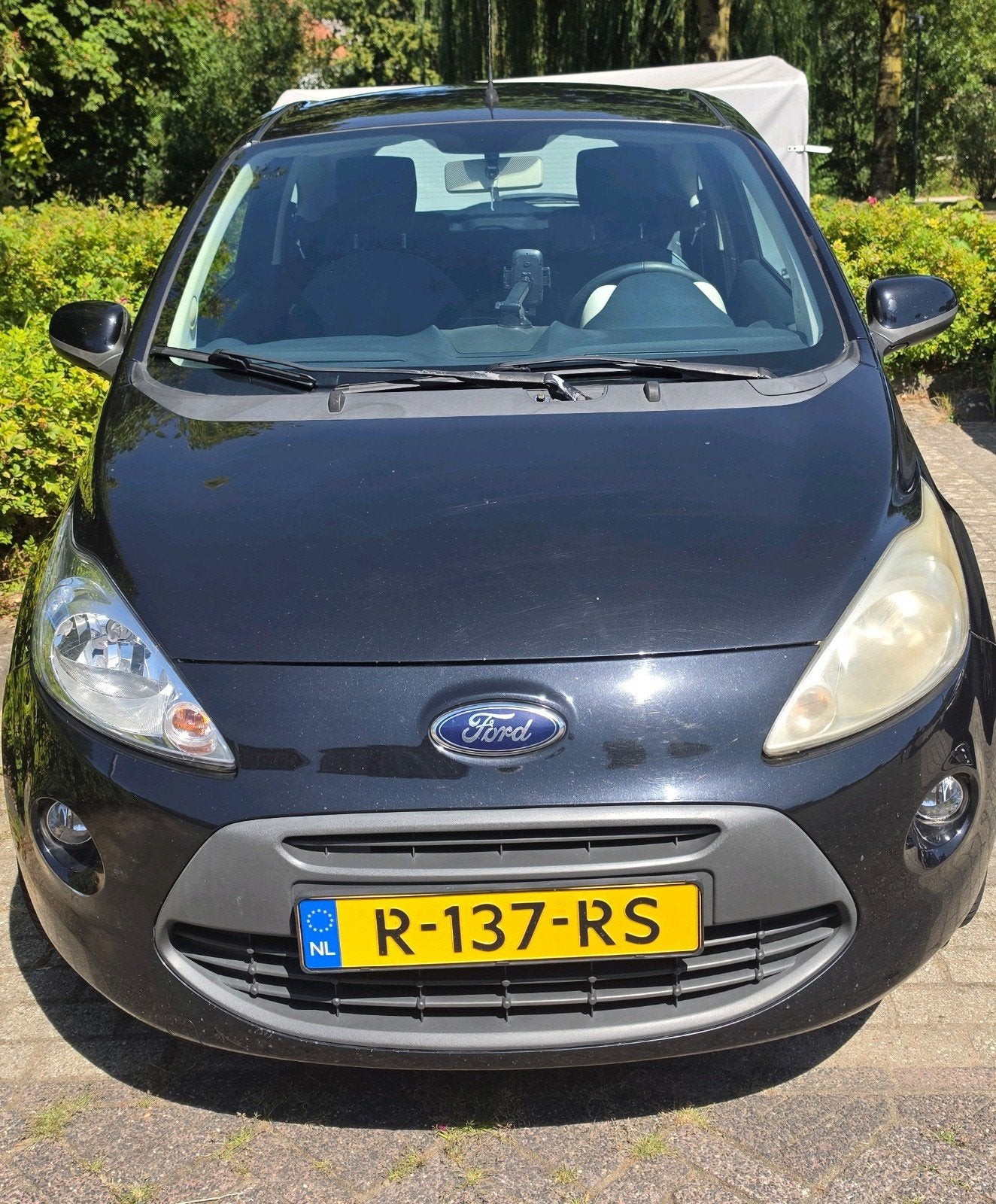 Ford Ka 1.2 51KW 2009 Zwart, Voorwielaandrijving, 1242 cc, 4 cilinders, 4 stoelen