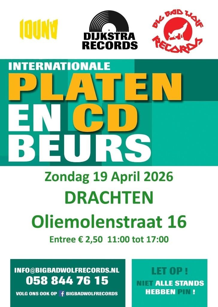 Drachten Platen en Cd Beurs, Ophalen of Verzenden, Zo goed als nieuw, Overige formaten, Rock-'n-Roll