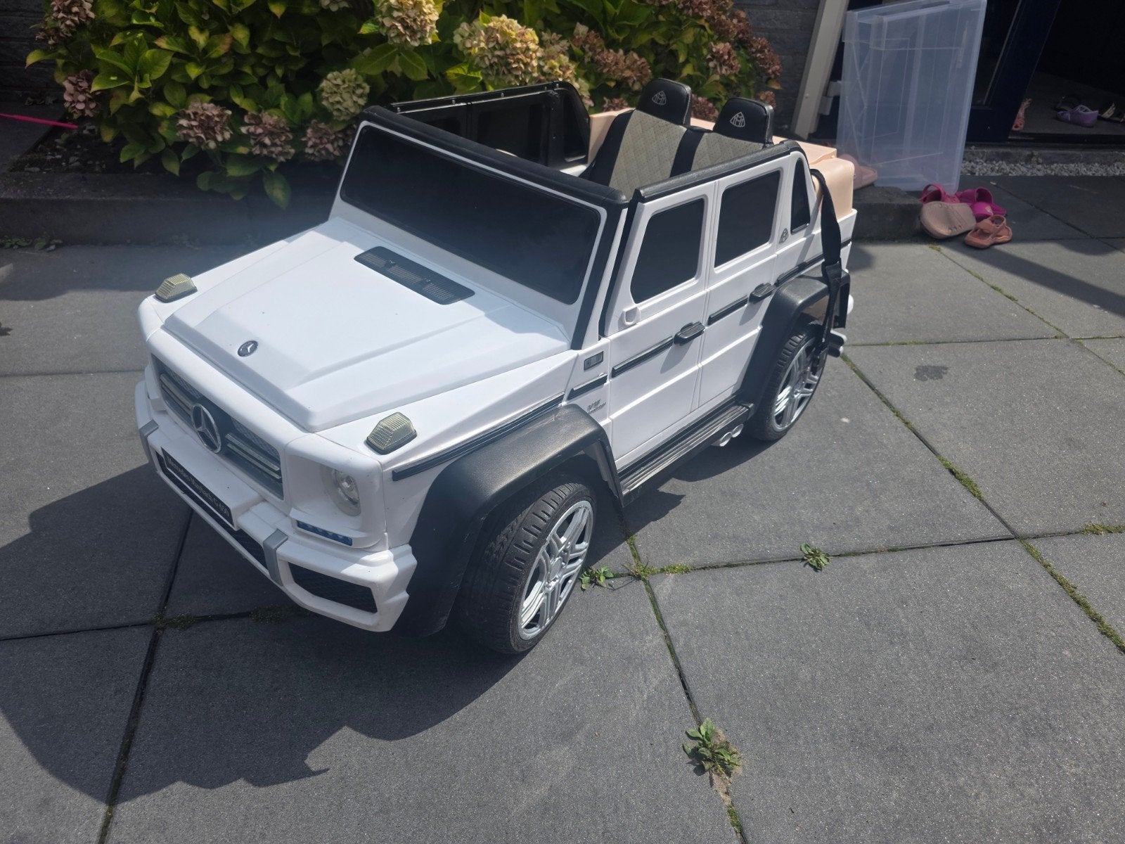 Mercedes-Maybach G 650 elektrische kinderauto, Ophalen, Gebruikt