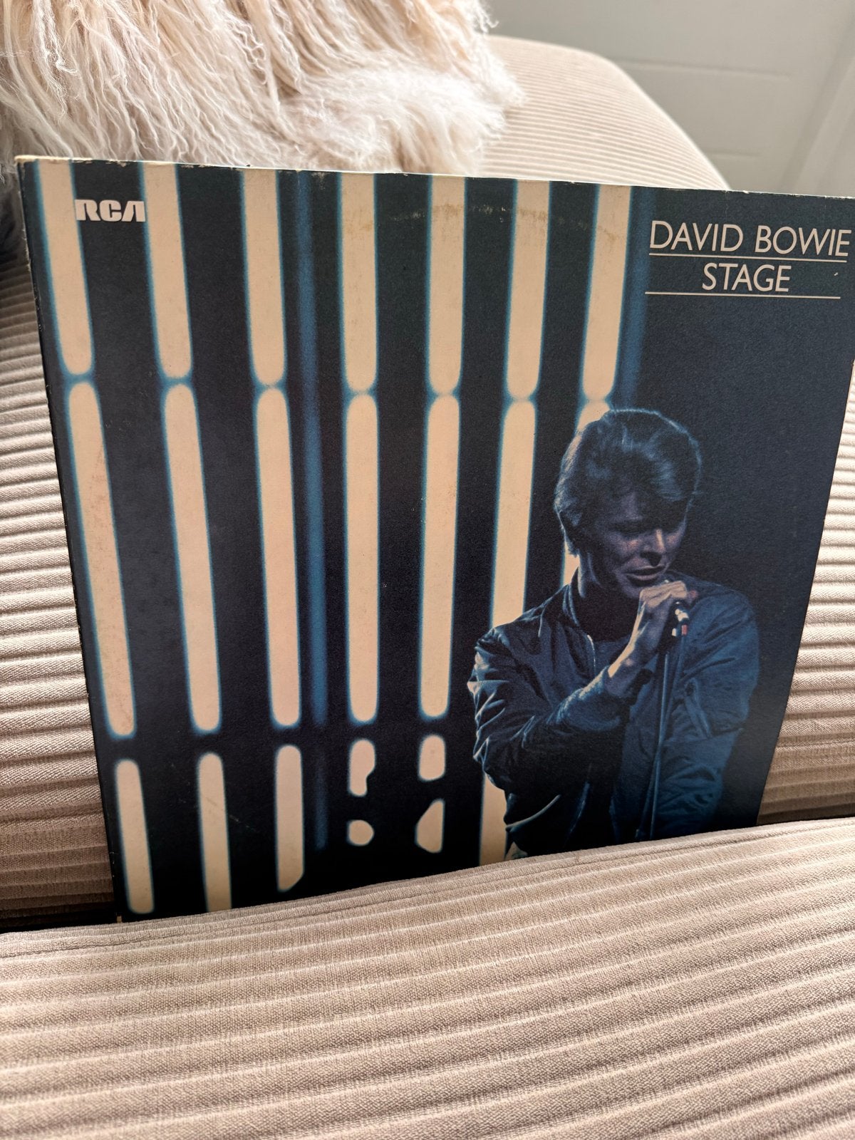 David Bowie - Stage dubbel LP vinyl (1978), Dubbel-LP, Ophalen of Verzenden, Gebruikt, 12 inch