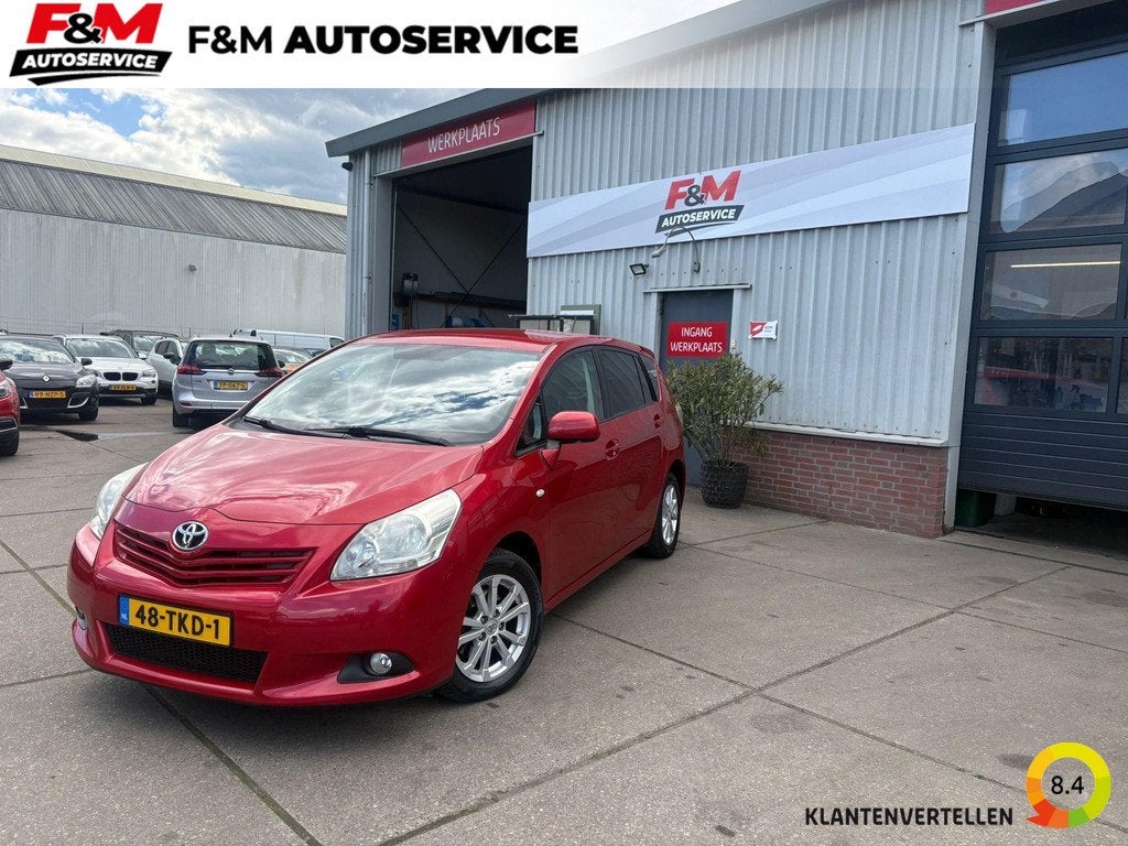 Toyota Verso 1.8 VVT-i Aspiration Clima, cruise, trekhaak, c, Auto's, Toyota, Bedrijf, Te koop, Verso, ABS, Achteruitrijcamera