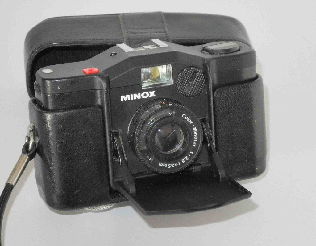 Minox 35 EL  in Minox tasje, Ophalen of Verzenden, Gebruikt, Compact, Overige Merken