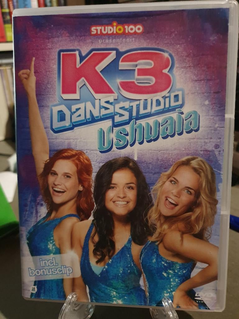 K3 dans studio Ushuaia DVD, Cd's en Dvd's, Dvd's | Kinderen en Jeugd, Alle leeftijden, Ophalen, Zo goed als nieuw