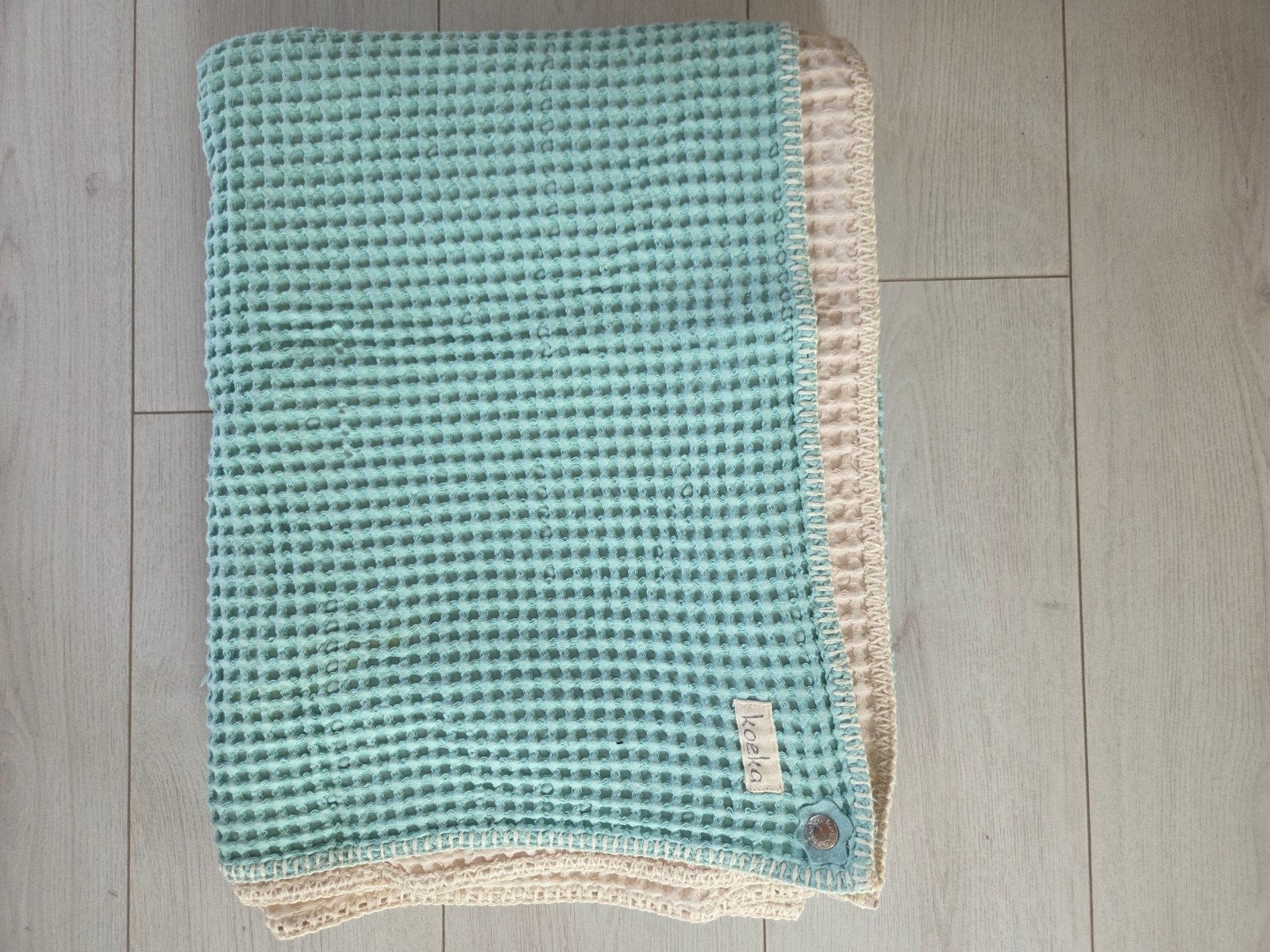 Koeka vierseizoenen ledikantdeken wafel/combi (2 dekens), 140 cm, Koeka, Ophalen of Verzenden, Zo goed als nieuw