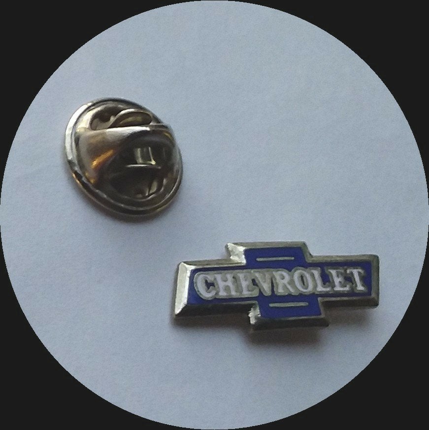 CHEVROLET logo pin  blauw, Ophalen of Verzenden, Zo goed als nieuw, Transport, Speldje of Pin
