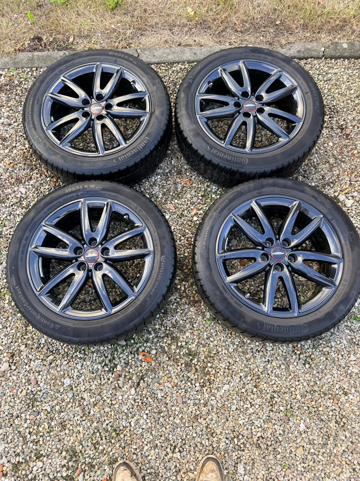 Set John Cooper Works Velgen 18 inch, Auto-onderdelen, Ophalen, 18 inch, Gebruikt, Banden en Velgen