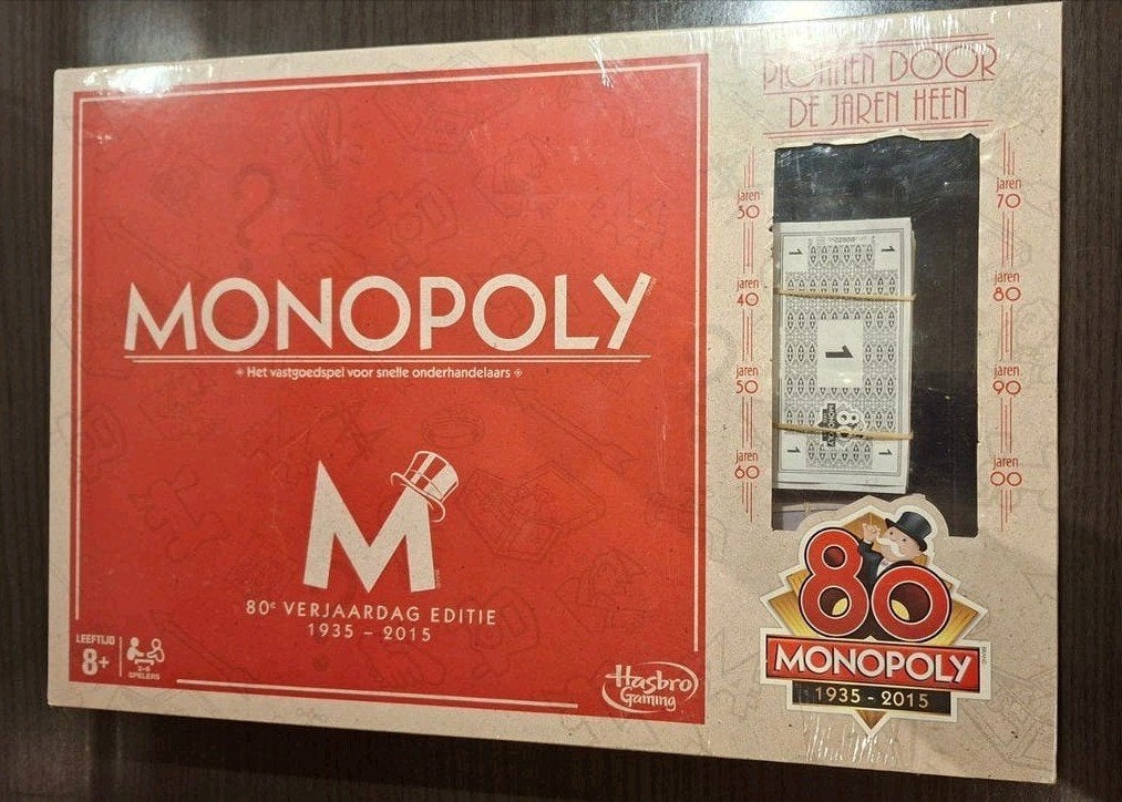 Monopoly 80ste Verjaardag Editie (Nederlandse versie), Ophalen of Verzenden