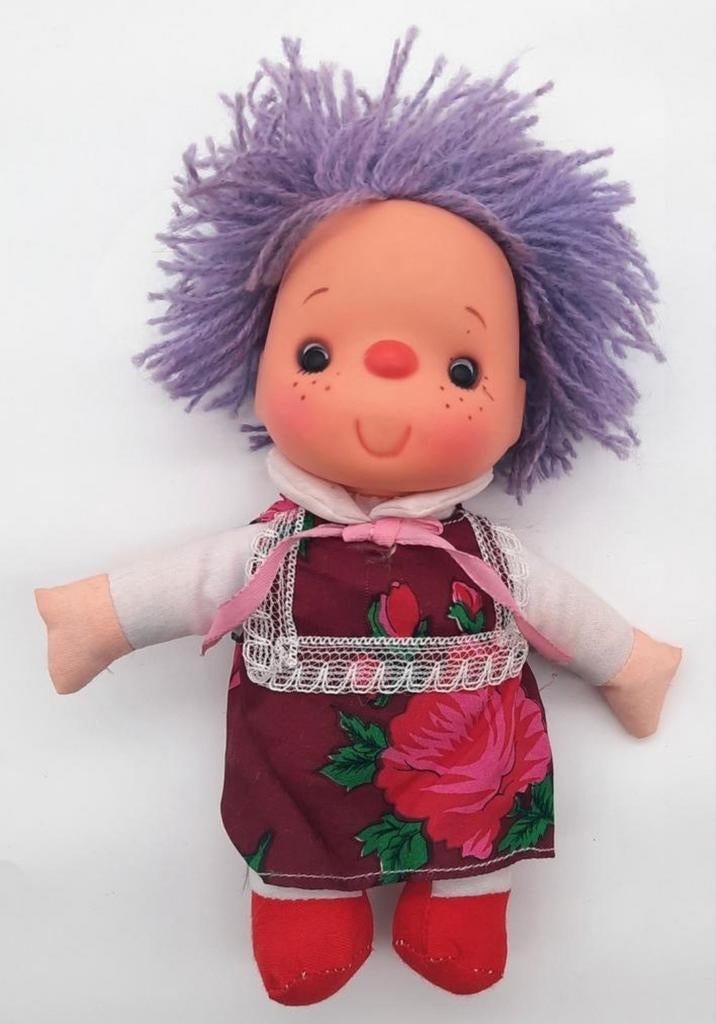 Vintage pop (lijkt op een Ice Cream Doll) ca. 18cm hoog, Verzamelen, Ophalen of Verzenden, Zo goed als nieuw, Pop