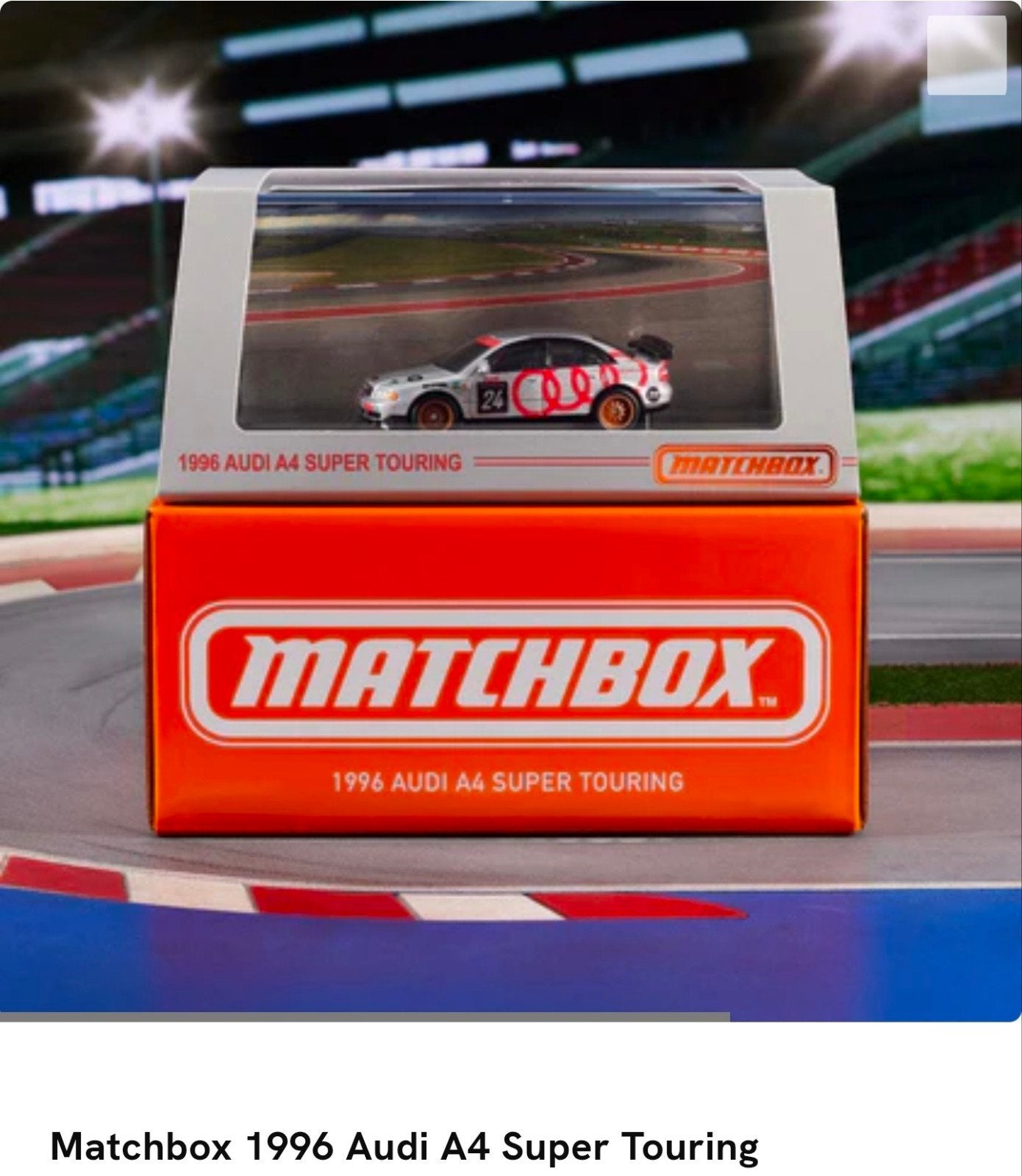 Matchbox 1996 Audi A4 Super Touring, Overige merken, 1:50 of kleiner, Auto, Nieuw