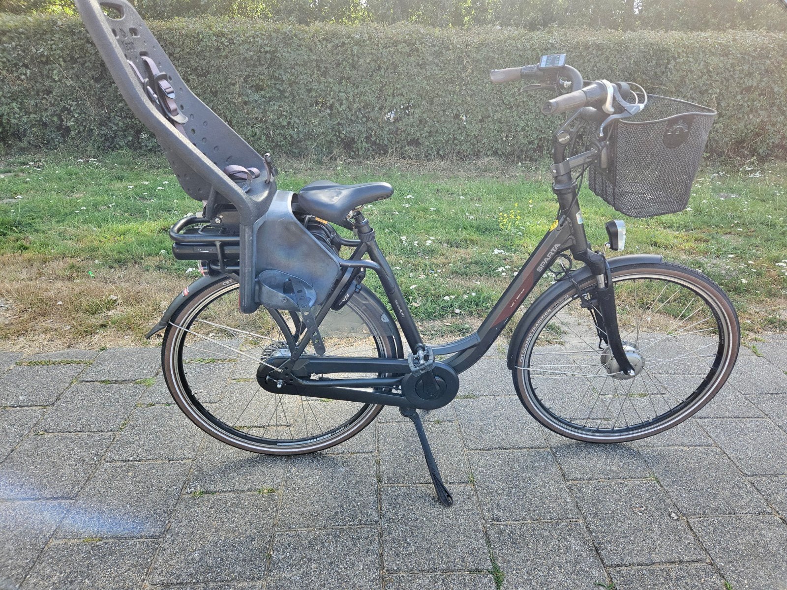 Elektrische fiets sparta, Fietsen en Brommers, 2 zitjes, Sparta, Versnellingen, Zo goed als nieuw