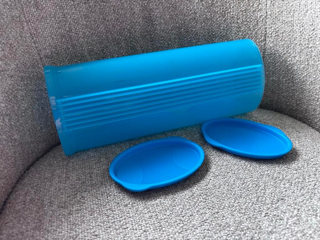 Tupperware Bus - Blauw, Huis en Inrichting, Keuken | Tupperware, Ophalen of Verzenden, Gebruikt, Blauw, Bus of Trommel