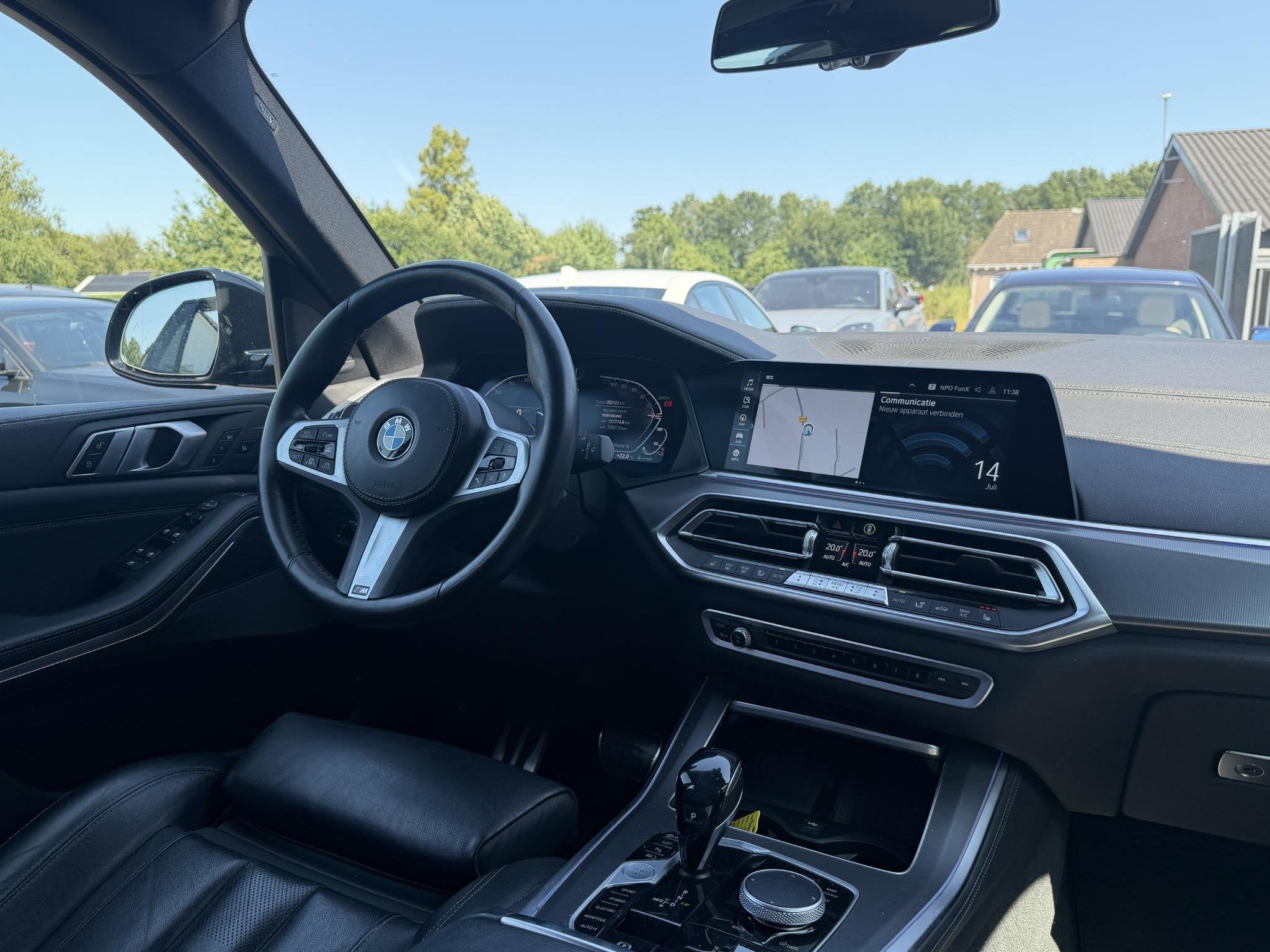BMW X5 xDrive45e High Executive M-Sport | Luchtvering | 22 I, Gebruikt, 394 pk, Zwart, Vierwielaandrijving