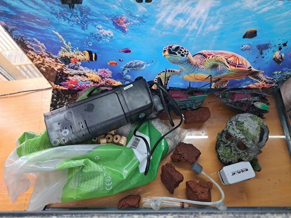 aqurium 60x30x30, Dieren en Toebehoren, Ophalen, Gebruikt, Leeg aquarium, Superfish