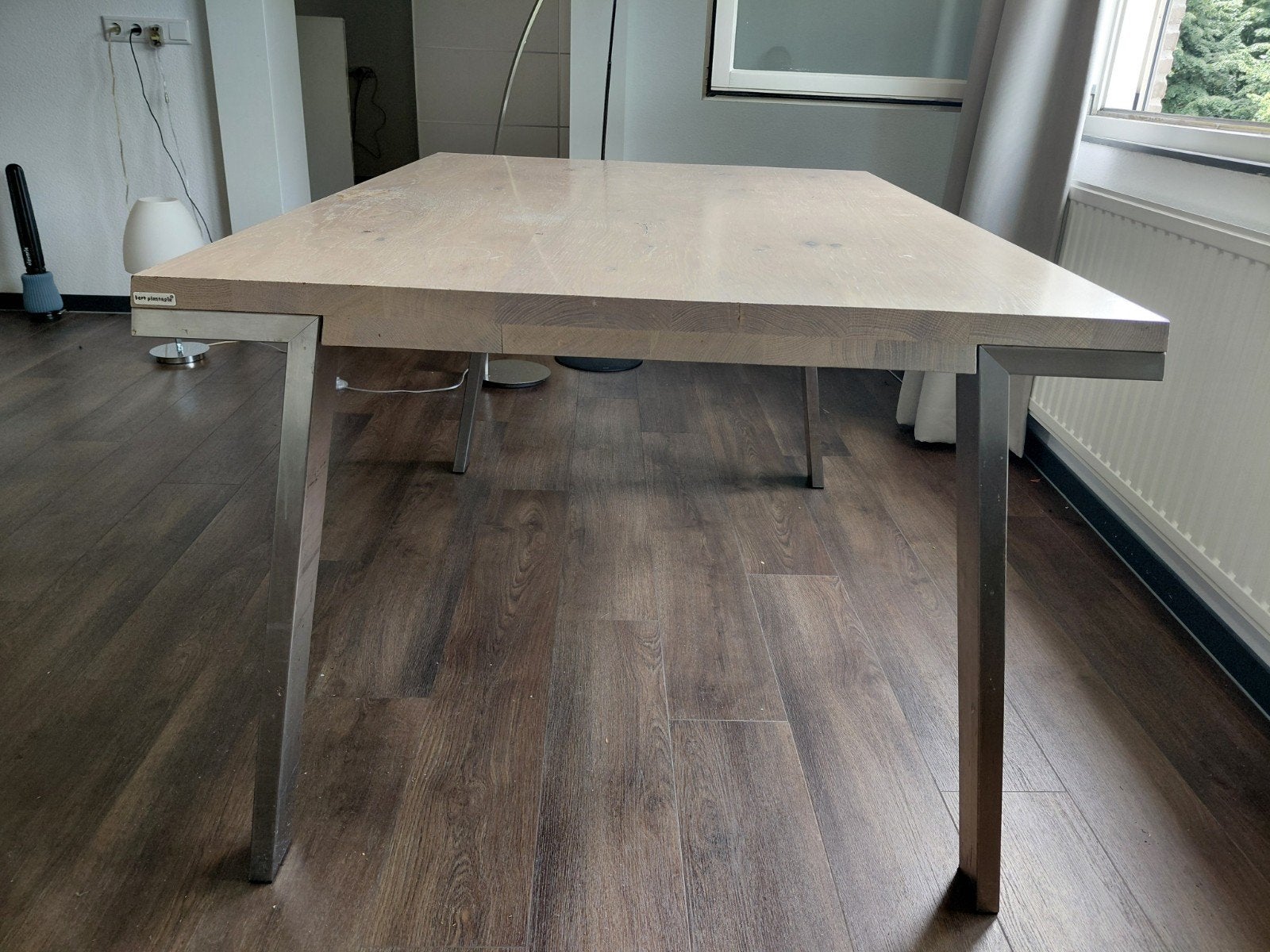 Bert Plantagie Seven eettafel 140x100x77, Huis en Inrichting, Tafels | Eettafels, Gebruikt, Ophalen of Verzenden, Modern, Rechthoekig