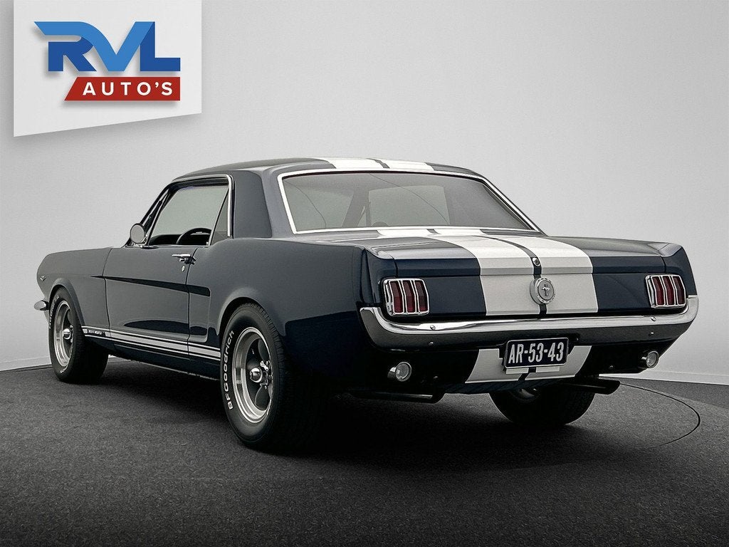 Ford MUSTANG V8 C-Code 347 Stroker 1966 *Gerestaureerd*, Automaat, Achterwielaandrijving, Zwart, Blauw