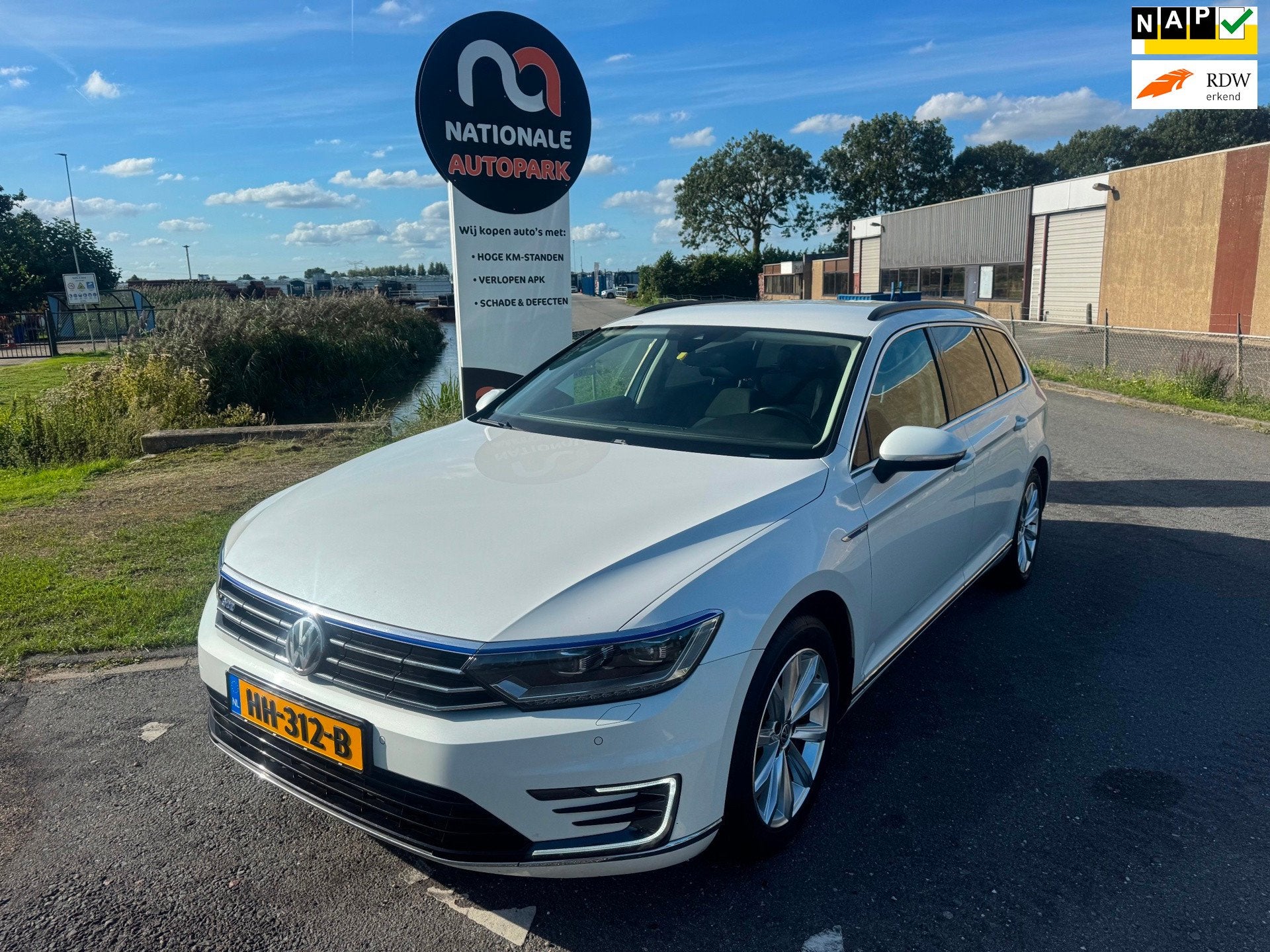 Volkswagen Passat Variant 2015 * 1.4 TSI GTE Highline * APK, Gebruikt, Wit, Hybride Elektrisch/Benzine, 1600 kg