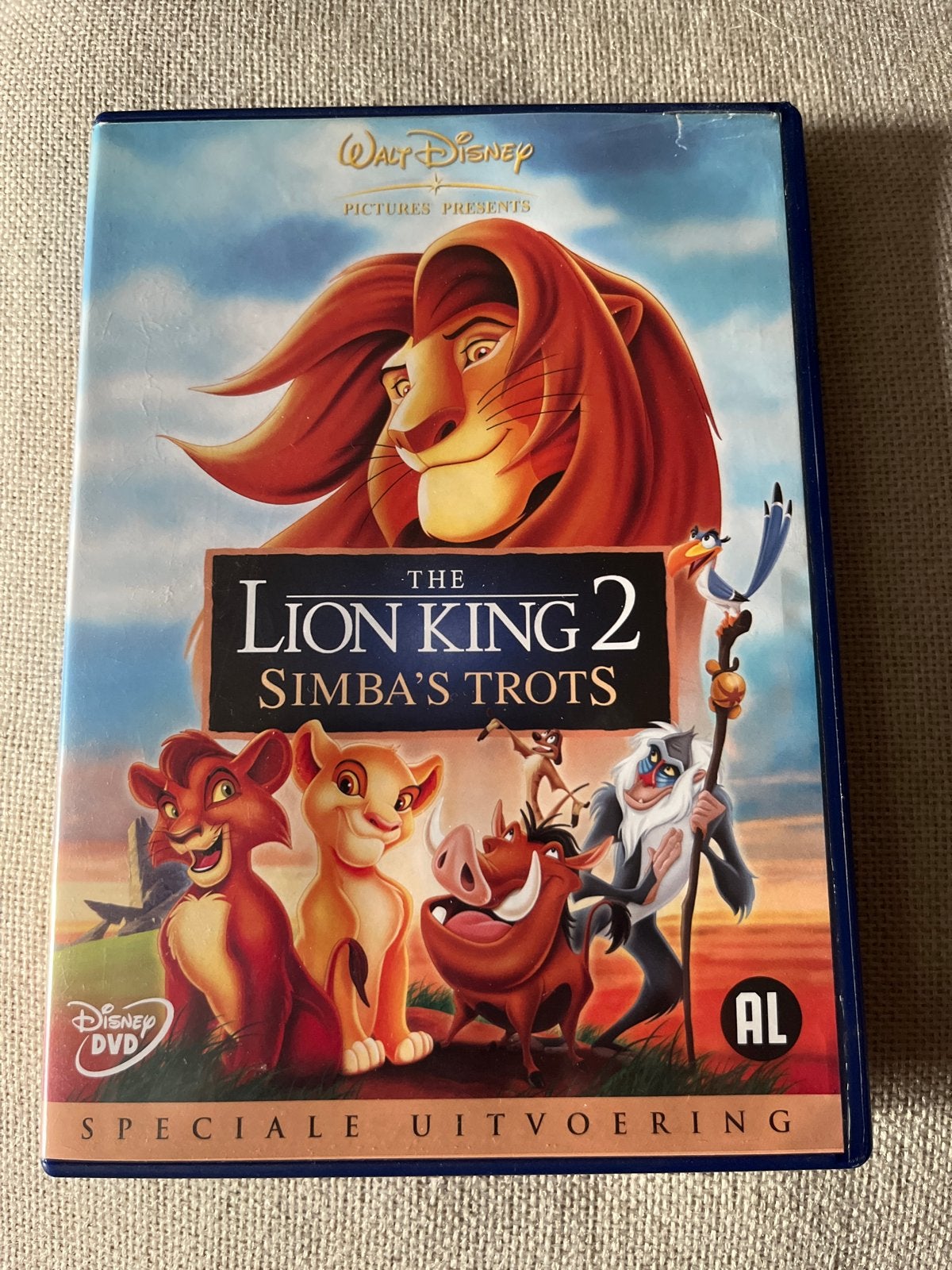 De Leeuwenkoning 2: Simba's Trots - Speciale Uitvoering DVD, Avontuur, Gebruikt, Alle leeftijden, Ophalen of Verzenden